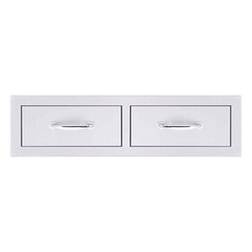 Summerset Grills SS SSDR2-32H 32" Double Horizontal Drawer