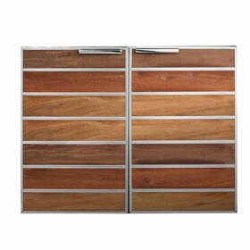 Summerset Grills SS SSMP-30DC-TK Madera 30X20" Teak Horizontal Dry Storage Pantry