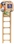 Penn-Plax 5 Step Wooden Ladder