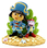 Penn-Plax DRR4 Dora Pirate Resin