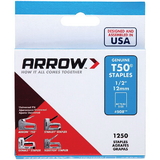 Arrow 50824 T50 Staples, 1,250 pk (1/2