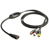 iSimple ISHD01 MediaLinx HDMI to Composite RCA A/V Cable, 4ft