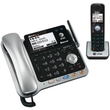 AT&T TL86109 DECT 6.0 2-Line Connect-to-Cell Corded/Cordless Bluetooth Phone System (Corded Base System & Single Handset )