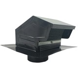 Builder's Best 012635 Black Metal Roof Vent Cap (4