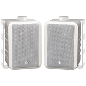 BIC America RTRV44-2W 4" RtR Series Indoor/Outdoor 3-Way Speakers (White)