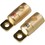 DB Link RTG0 5/16" Gold Ring Terminals, 2 pk (0 Gauge), Price/each