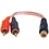 DB Link XLY2MZ X-Series RCA Y-Adapter (1 Female - 2 Males), Price/each