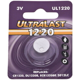 Ultralast UL1220 CR1220 Lithium Coin Cell Battery