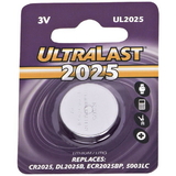 Ultralast UL2025 CR2025 Lithium Coin Cell Battery