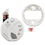 First Alert 1039839 Wireless Interconnected Smoke &amp; Carbon Monoxide Alarm with Voice &amp; Location