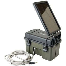 HME HME-12VBBSLR 12-Volt Battery Box with 2-Watt Solar Panel
