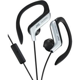 JVC HAEBR80S In-Ear Sports Headphones with Microphone &amp; Remote (Silver)