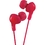 JVC HAFR6R Gumy Plus Earbuds with Remote &amp; Microphone (Red), Price/each