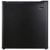 Magic Chef MCR170BE 1.7 Cubic-ft Manual Defrost Refrigerator (Black)
