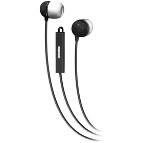 Maxell 190300 - IEMICBLK Stereo In-Ear Earbuds with Microphone &amp; Remote (Black)