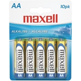 Maxell 723410 - LR610BP Alkaline Batteries (AA; 10 pk; Carded)