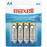 Maxell 723465 - LR64BP Alkaline Batteries (AA; 4 pk; Carded)