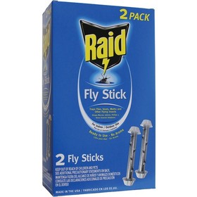 PIC 2PKFSTIK-RAID Jumbo Fly Sticks, 2 pk