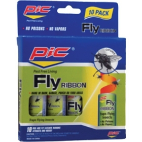 PIC FR10B Fly Ribbon Bug &amp; Insect Catcher, 10 pk
