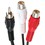 Axis PET20-7000 RCA Y-Adapter (1 RCA Plug to 2 RCA Jacks), Price/each