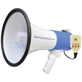 Pyle Pro PMP59IR 50-Watt Megaphone Bullhorn with Record, Siren &amp; Talk Modes