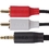 RCA AH205R MP3 3.5mm to 2 RCA Plugs Y-Adapter, 3ft, Price/each
