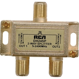 RCA DH24SPF 3GHz Digital Plus 2-Way Splitter