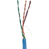 Vericom MBW5U-00932 CAT-5E UTP Solid Riser CMR Cable, 1,000ft (Blue)