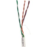 Vericom MBW5U-01441 CAT-5E UTP Solid Riser CMR Cable, 1,000ft (White)