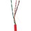 Vericom MBW5U-01554 CAT-5E UTP Solid Riser CMR Cable, 1,000ft (Red), Price/each