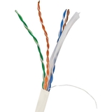 Vericom MBW6U-01444 CAT-6 UTP Solid Riser CMR Cable, 1,000ft (White)