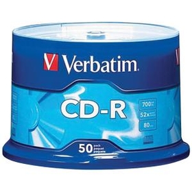 Verbatim 94691 700MB 80-Minute 52x CD-Rs (50-ct Spindle)