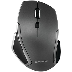 Verbatim 98621 Wireless Notebook 6-Button Deluxe Blue LED Mouse (Graphite)