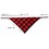 Muka Classic Plaid Pet Scarf Washable and Adjustable Bandana for Dogs / Cats