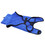 Muka Custom Printed Dog Bathrobe, Pet Blue Towel Robe Microfiber Bath Clothing with Logo & Text