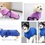 Muka Custom Embroidered Bathrobe for Dogs Cats, Puppy Towel Robe Microfiber Blue Coat, Add Your Design
