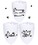 Muka Personalized White Dog Bandana with Custom Text Pet Collar Wedding Dog Gift