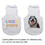Muka Personalized Printed Pet T-Shirt, Dog Cat Small Vest with Custom Text & Logo