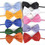 GOGO 10 Colors Dog Holliday Bow Tie Collar, Wedding Collar, 7" - 17", 10 PCS