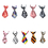 GOGO Cat Dog Ties for Christmas Festival Dog Collar Pet Neckties, 10 Pcs/Pack