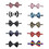 TOPTIE 10 PCS Assorted Festival Pet Bow Tie Collar Dog Party Grooming Accessories Christmas Decorations