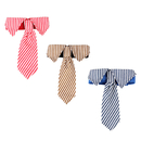 GOGO Adjustable Large Dog Bow Tie Pet Costume Collar Stripe Necktie 3 Pack, Perfect for Wedding Party Accessories