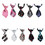 TOPTIE 10 Pcs Assorted Christmas Festival Dog Neckties Collection Dog Grooming Accessories