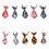 10 Pcs/Pack TopTie Dog Cat Christmas Neckties, Dog Collar for Christmas Festival