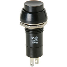 Parts Express SPST Round Push Button Switch Click On/Click Off 3A 125V