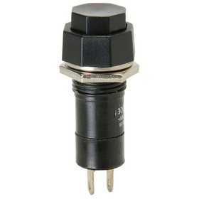 Parts Express SPST Hex Push Button Switch Click On/Click Off 3A 125V