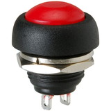 Parts Express Momentary N.O. Raised Push Button Switch Red 3A 125V