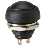 Parts Express Momentary N.O. Raised Push Button Switch Black 3A 125V