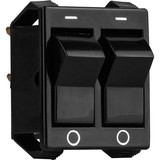 Factory Buyouts Dual Rocker Switch Panel Mount SPST 1.07