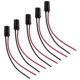 10 Pack Grain-of-Wheat LED Bulbs – 12v Lamps – 4mm Bare Wire – For Vintage Receiver Lights